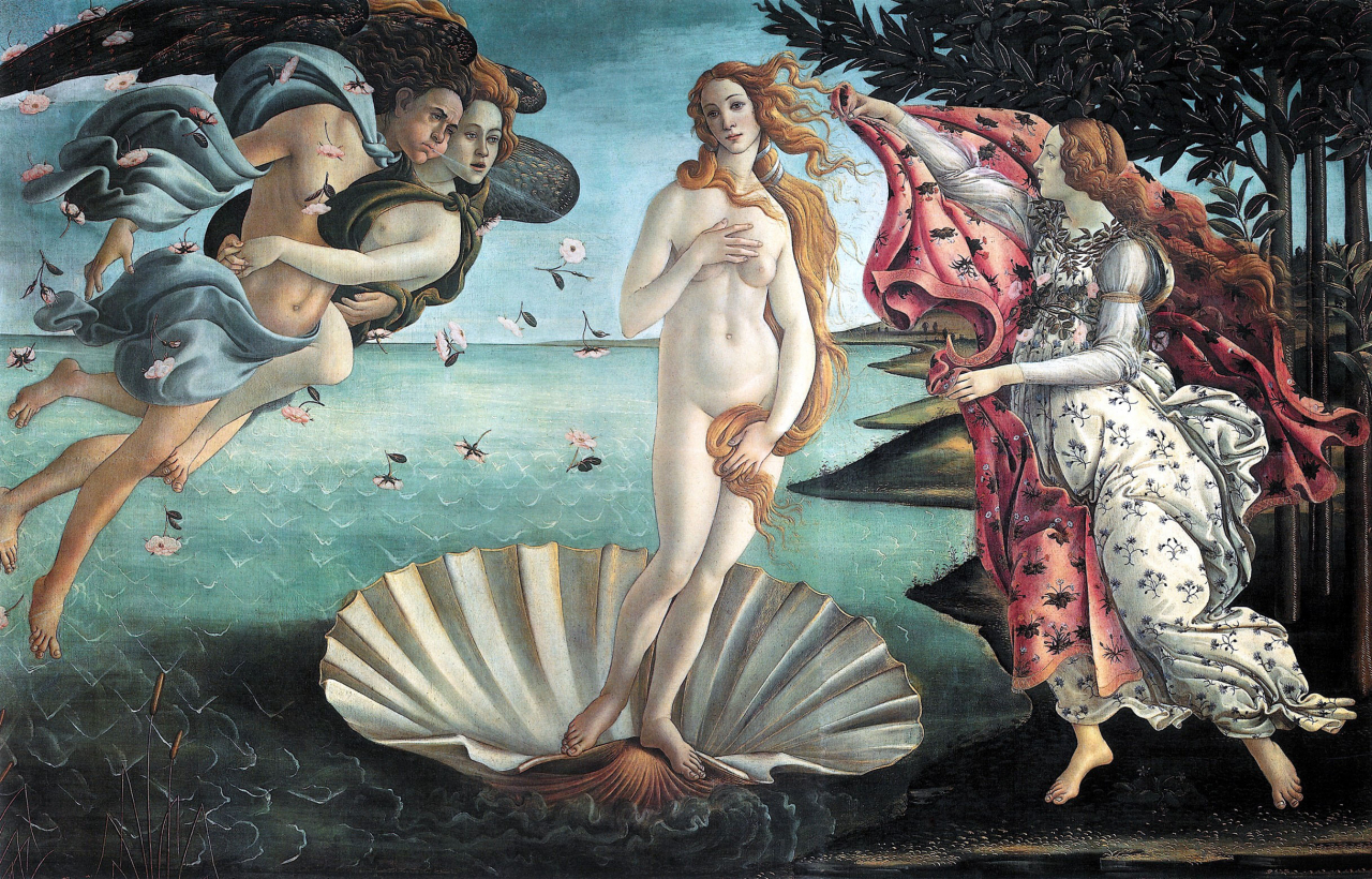 Veneras dzimšana, Sandro Botičelli, 1482–1486. Foto: Wikimedia Commons