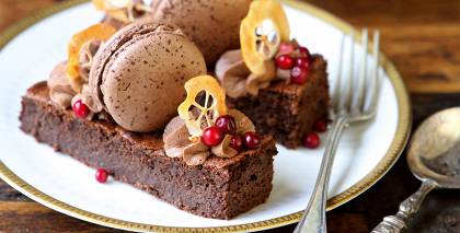 Šokolādes kūka ar kafiju un mandeļu miltiem recepte