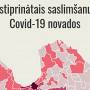 Jaunākā saslimstības karte — <strong><em>Covid-19</em> konstatēts jau kopumā 52 pašvaldībās</strong>