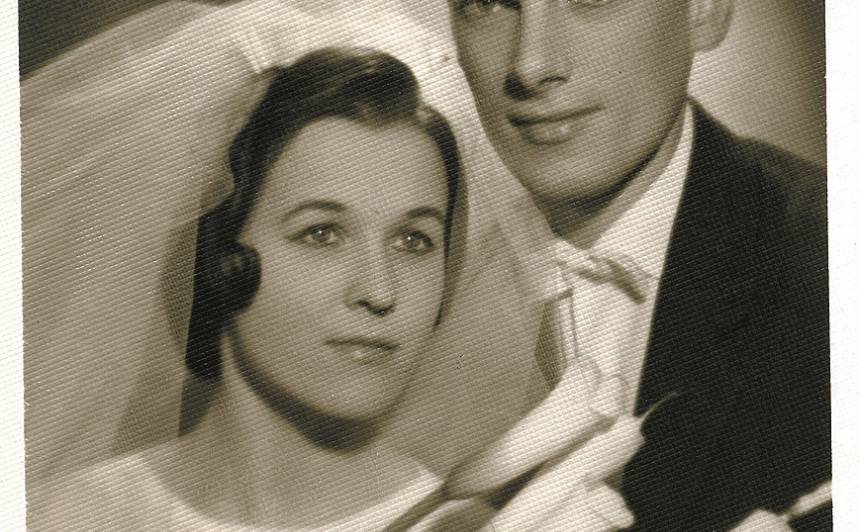Tamāras un Artūra kāzas 1962. gada 11.decembrī.