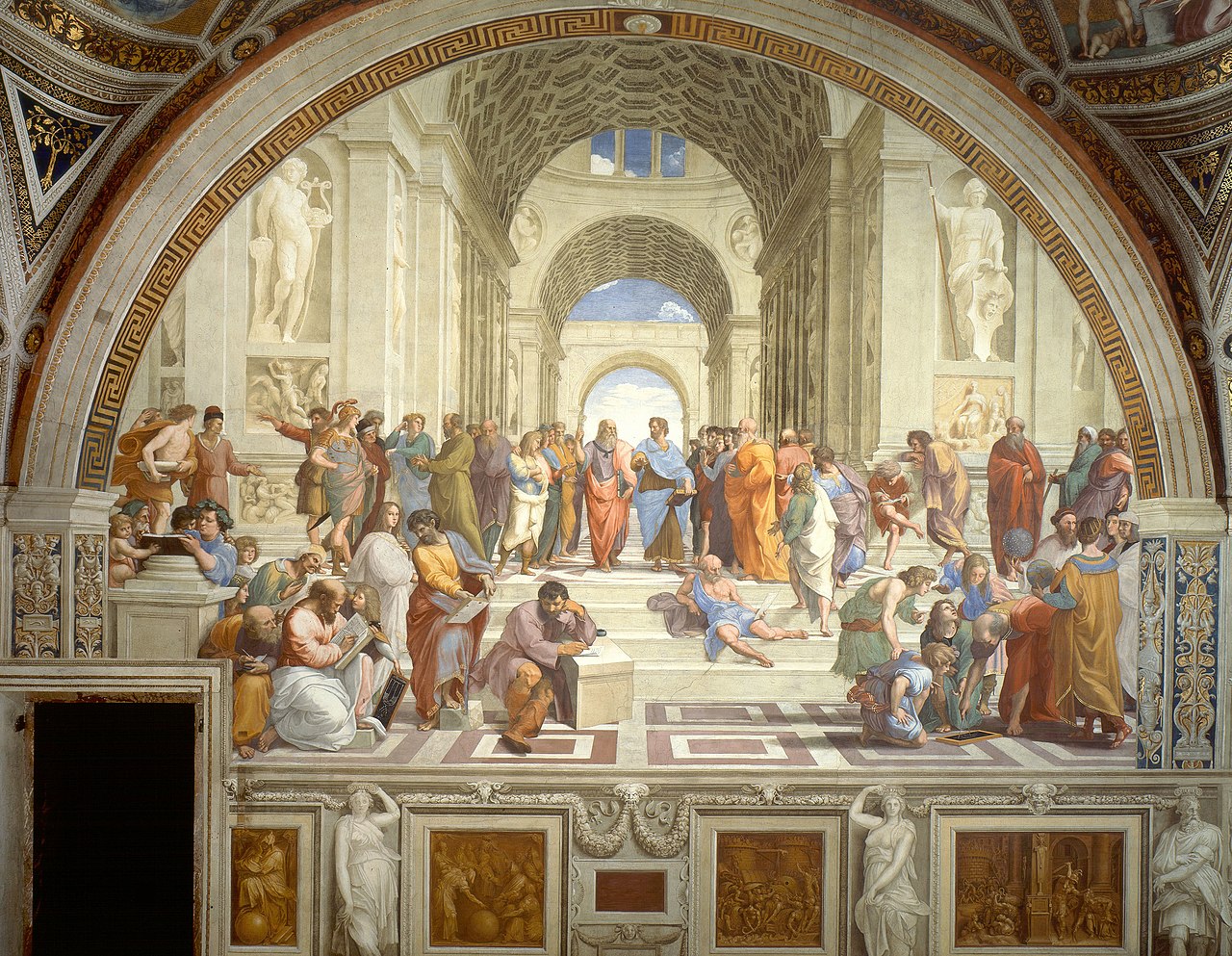 Kurš ir freskas "Atēnu skola" autors?