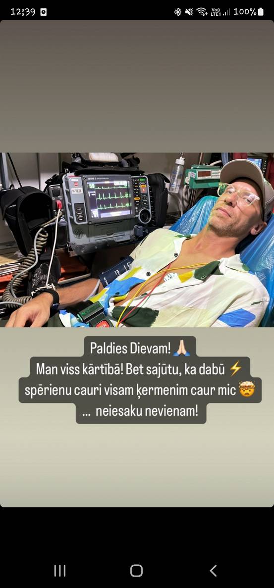 Kā pēc zibens spēriena jūtas laika ziņu diktors Tālbergs? Kopā ar viņu  cietuši vēl divi — Santa